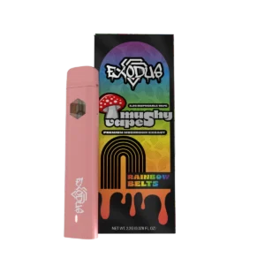 Exodus Mushy Vapes Mushroom Disposable — Rainbow Belts — 2.2g